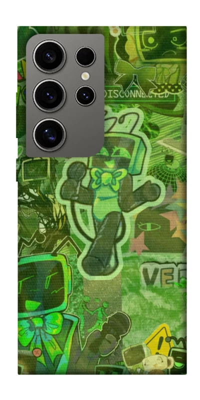 Чохол на Samsung Galaxy S24 Ultra Dandysworld tv green theme фото 1 з 1
