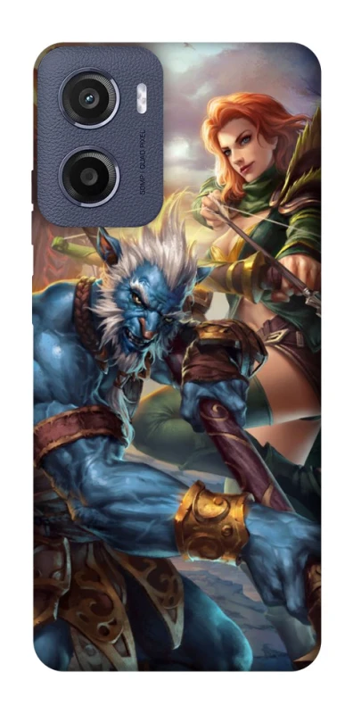 Чохол на Motorola Moto E15 Dota heroes фото 1 з 1