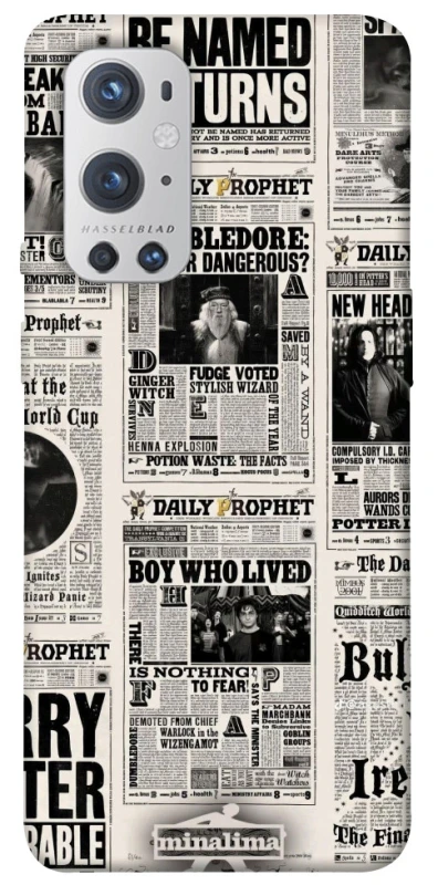 Чехол на OnePlus 9 Pro Harry Potter newspaper фото 1 из 1