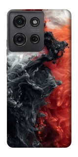 Чохол на Motorola Moto G75 Black and Red фото 1 з 1