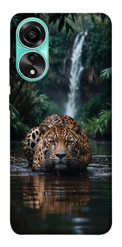Чохол на Oppo A78 4G Leopard in water фото 1 з 1