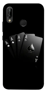 Чохол на Huawei P20 Lite Black Cards фото 1 Чохол на Huawei P20 Lite Black Cards фото 1 з 1