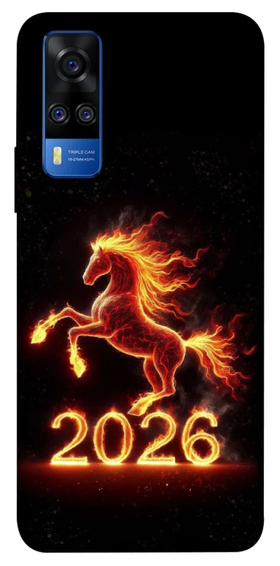 Чохол на Vivo Y51a Red Fire Horse ver.1 фото 1 з 1