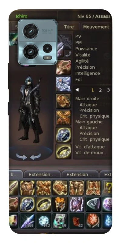 Чохол на Motorola Moto G72 Character Menu ver.1 фото 1 з 1