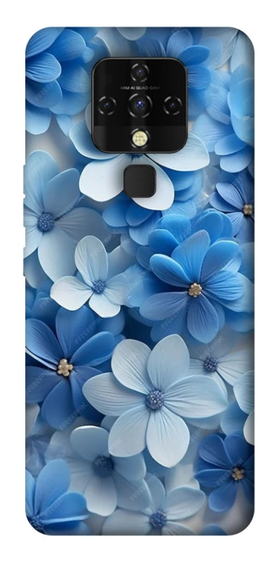 Чохол на TECNO Camon 16 SE Сині квіти фото 1 з 1