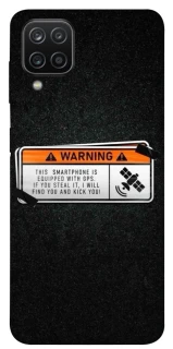 Чехол на Samsung Galaxy A12 Warning фото 1 из 1