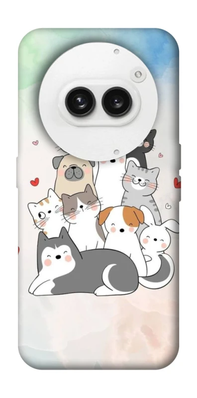Чохол на Nothing Phone (2a) Funny Pets ver.2 фото 1 з 1
