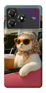 Чехол на ZTE Blade A36 Stylish Cat Cruise фото 1 из 1
