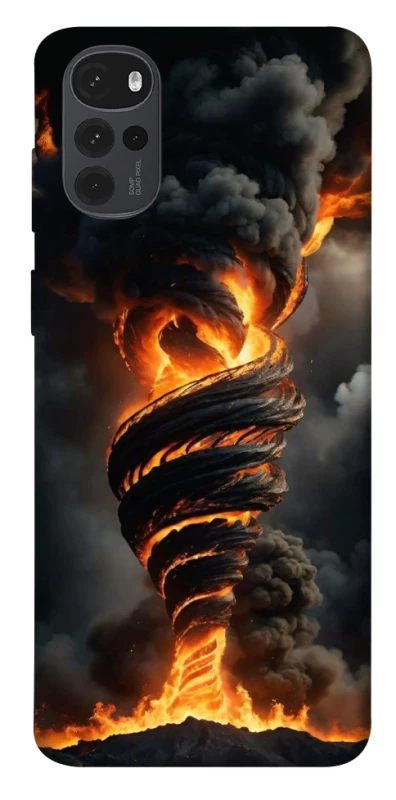 Чехол на Motorola Moto G22 Огненный торнадо фото 1 из 1