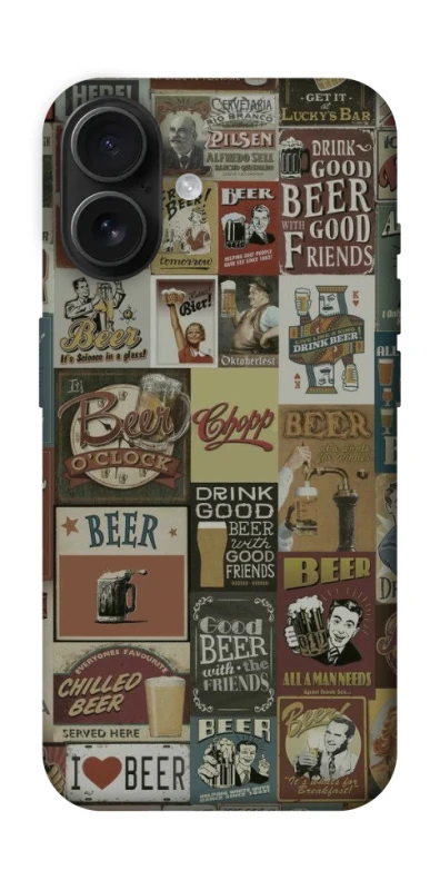 Чехол на Apple iPhone 16 Retro collage ver.1 фото 1 из 1