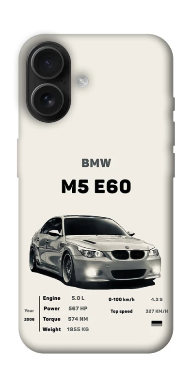 Чохол на Apple iPhone 16 BMW M5 E60 фото 1 з 1