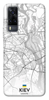Чохол на Vivo Y31 Kiev white map фото 1 з 1