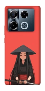 Чехол на Infinix Note 40 Pro 4G Red samurai фото 1 из 1