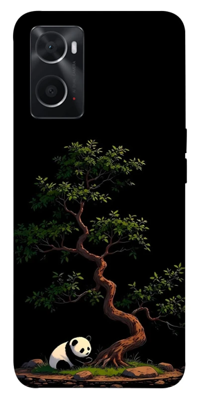 Чехол на Oppo A76 4G Panda and tree фото 1 из 1