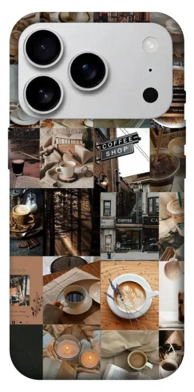 Чехол на Apple iPhone 18 Pro Max Coffee collage ver.3 фото 1 из 1