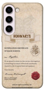 Чехол на Samsung Galaxy S23+ The Hogwarts acceptance letter фото 1 из 1