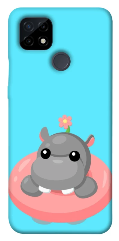 Чехол на Realme C21 Adopt Me Hippo Floatie фото 1 из 1