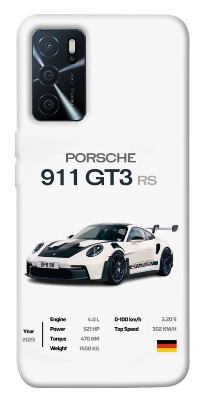 Чехол на Oppo A16s / A16 Porsche 911 GT3 фото 1 из 1