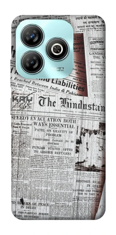 Чехол на ZTE Blade A75 4G Газеты фото 1 из 1