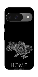 Чехол на Google Pixel 10 Ukraine black map фото 1 из 1