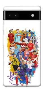 Чехол на Google Pixel 6a Football Abstract v2 фото 1 из 1