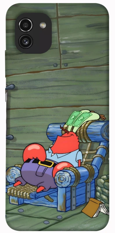 Чохол на Samsung Galaxy A03 Mr.Krabs фото 1 з 1