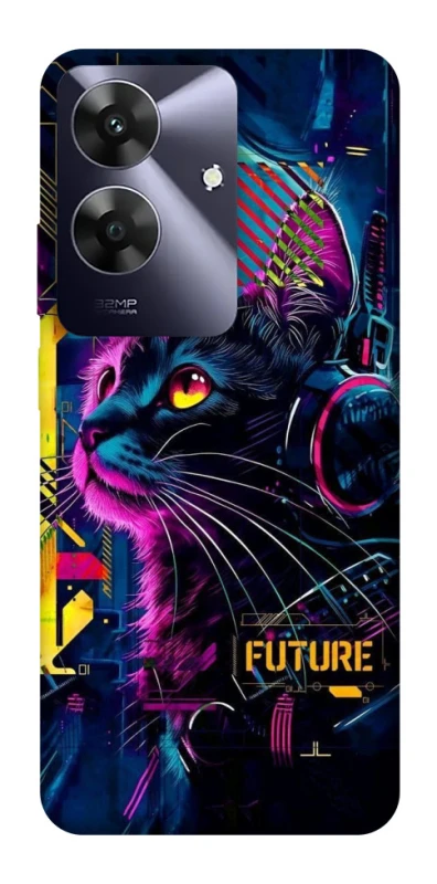 Чохол на Realme Note 60 Cyber Cat v2 фото 1 з 1