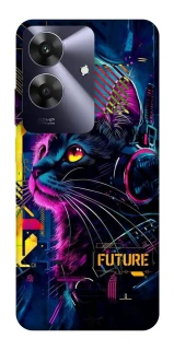 Чехол на Realme Note 60 Cyber Cat v2 фото 1 из 1