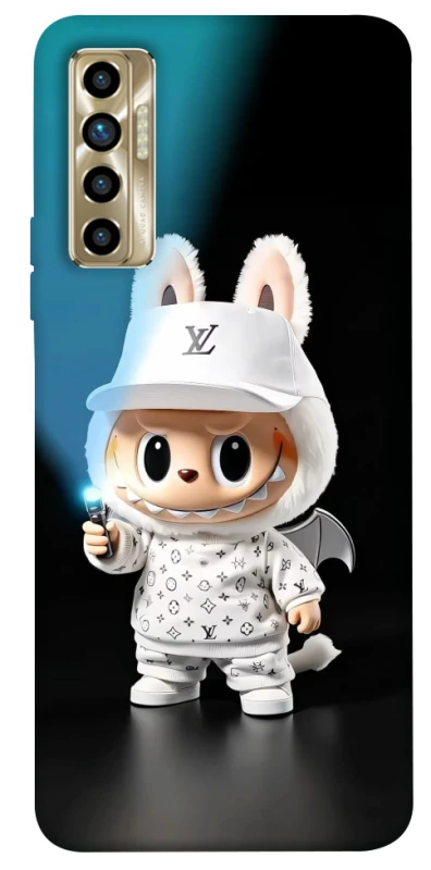 Чохол на TECNO Camon 17P Labubu with flashlight ver.1 фото 1 з 1