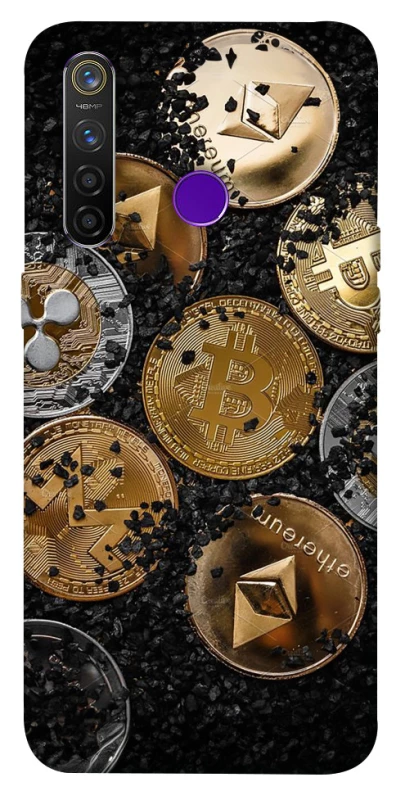 Чохол на Realme 5 Pro Many coins v2 фото 1 з 1