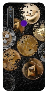Чехол на Realme 5 Pro Many coins v2 фото 1 из 1