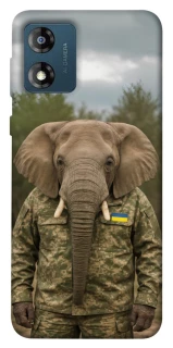 Чехол на Motorola Moto E13 Слон защитник фото 1 из 1