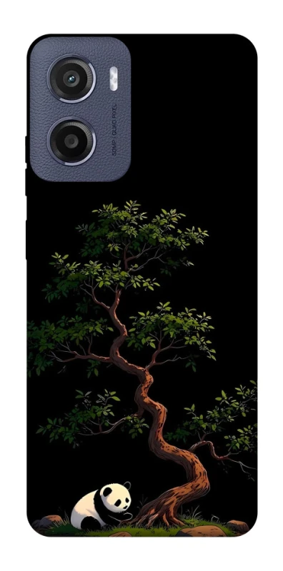 Чехол на Motorola Moto G05 Panda and tree фото 1 из 1
