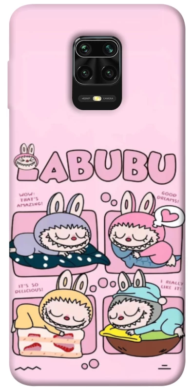 Чохол на Xiaomi Redmi Note 9s / Note 9 Pro / Note 9 Pro Max Labubu Dreams Collage фото 1 з 1