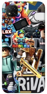 Чохол на Xiaomi Redmi 9C Roblox collage ver.1 фото 1 з 1