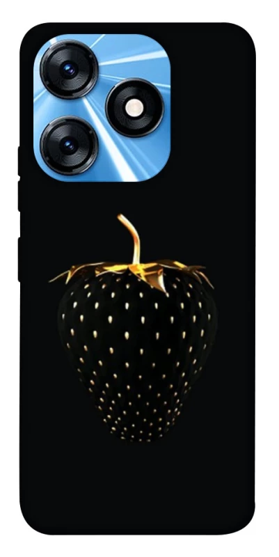 Чохол на TECNO Spark 10 Чорна полуниця фото 1 з 1