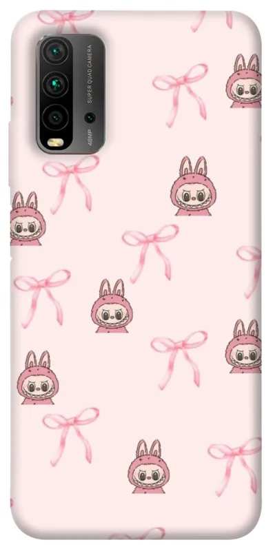 Чохол на Xiaomi Redmi 9T Pink bows and Labubus фото 1 з 1
