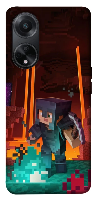 Чехол на Oppo A98 Minecraft game adventure фото 1 из 1