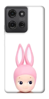 Чехол на Motorola Moto G75 Minimal Bunny Peek фото 1 из 1