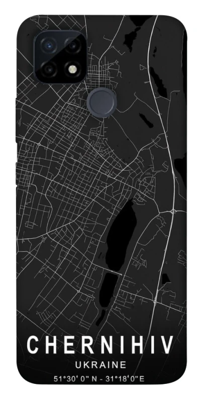 Чохол на Realme C21Y Chernihiv map фото 1 з 1