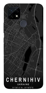 Чохол на Realme C21Y Chernihiv map фото 1 з 1