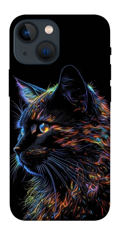 Чохол на Apple iPhone 13 mini (5.4") Чорний кіт фото 1 з 1