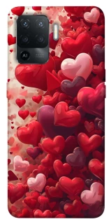 Чехол на Oppo Reno 5 Lite Many hearts фото 1 из 1