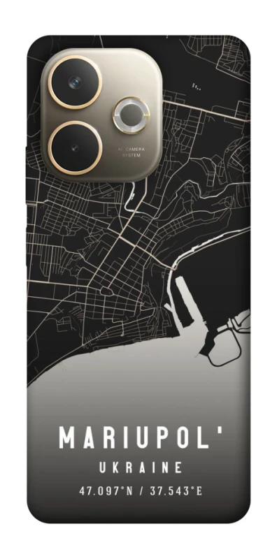 Чехол на Oppo A5 Pro 4G Mariupol map фото 1 из 1