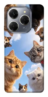 Чехол на TECNO Spark 20 Pro Cats фото 1 из 1