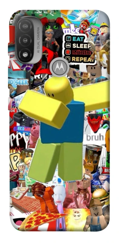 Чохол на Motorola Moto E20 Roblox style фото 1 з 1