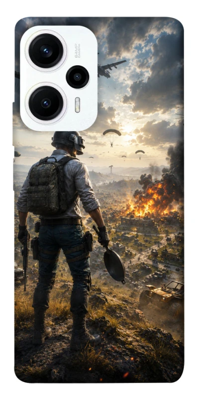 Чехол на Xiaomi Poco F5 / Note 12 Turbo PUBG ver.2 фото 1 из 1