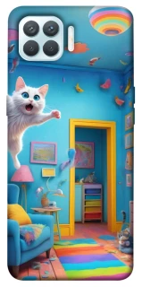 Чохол на Oppo F17 Pro crazy cat фото 1 з 1