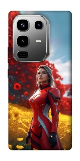 Чехол на Infinix Note 50 Pro Cyber space girl ver.5 фото 1 из 1