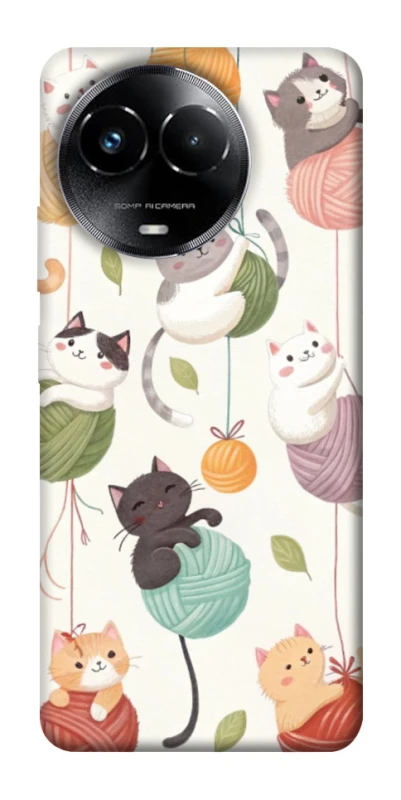 Чохол на Realme C67 4G Funny Kittens фото 1 з 1